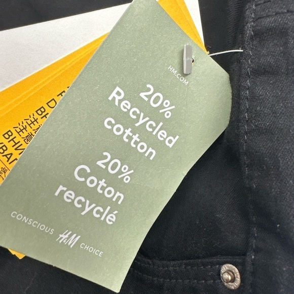 H&M Super Skinny Over Bump Maternity Jeans Stretch Denim Pants Size M NWT - Picture 6 of 6